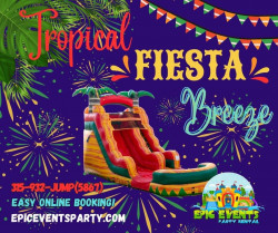 15FT Tropical Fiesta Breeze single lane