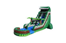 22 FT Emerald Crush Single Lane Slide